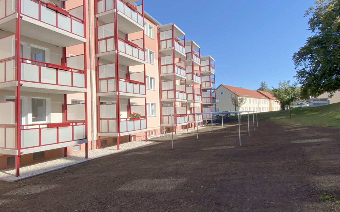 Baufortschritt auf der Beethovenstraße